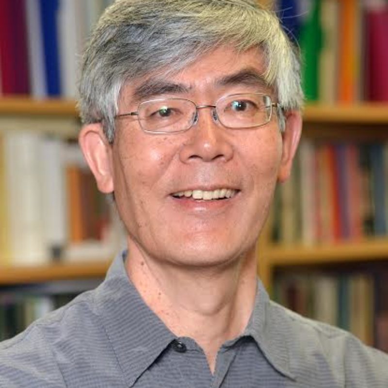 Professor Hiroshi Motomura holding “Immigration Outside of the Law” Book Talk